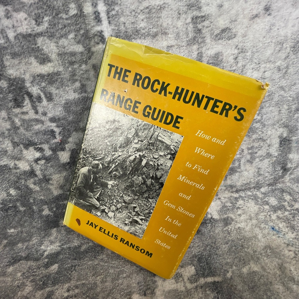 The‎ Rock-Hunter's Range Guide Jay Ellis Ransom Hardcover Geology Book